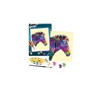 Ravensburger CreArt Funky Zebra Paint by Numbers for Adults 12 Years Up - Painting Arts and Crafts Set - Home Decor Accessories