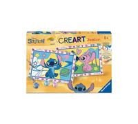 Ravensburger - CreArt Junior - Art Number - Stitch - Paint by Numbers Kit - From 5 years - 12023214