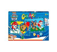 Ravensburger - Creart Junior Series 2 x Paw Patrol | Kids Painting Kit | Paint by Numbers Includes Kids Games 5 Years Or More | Creart 5 Years