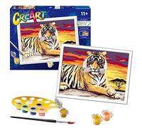 Ravensburger CreArt Majestic Tiger Paint by Numbers for Adults Craft Kits for Adults and Kids Age 11 Years Up