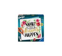 Ravensburger CreArt Make Your Dreams Happen Paint by Numbers for Adults 12 Years Up - Painting Arts and Crafts Set - Home Decor Accessories