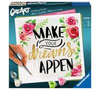 Ravensburger CreArt Make Your Dreams Happen Paint by Numbers for Adults Craft Kits for Adults and Kids Age 12 Years Up