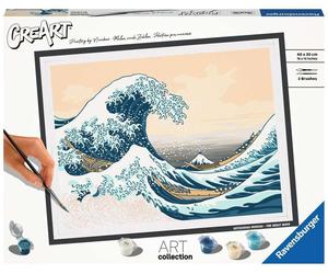 Ravensburger CreArt - Malen nach Zahlen 23690 - ART Collection: Große Welle (Hok