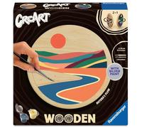 Ravensburger CreArt, Malen nach Zahlen Wooden - Fluss der Natur