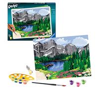 Ravensburger CreArt Mountain View Paint by Numbers for Adults Craft Kits for Adults and Kids Age 12 Years Up