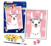 Ravensburger CreArt No Drama Llama Paint By Numbers Kits for Children - Painting Arts and Crafts for Kids Age 7 Years Up