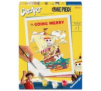 Ravensburger CreArt One Piece Paint by Numbers Kit for Kids & Adults Ages 12+ | Anime Painting Craft Set | Creative Art Gift for Teens and Adults