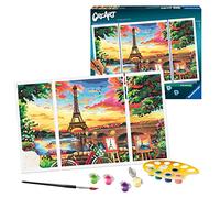 Ravensburger CreArt Paris Romance Paint by Numbers for Adults Craft Kits for Adults and Kids Age 12 Years Up