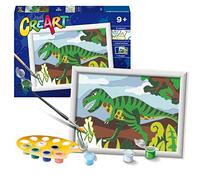 Ravensburger CreArt Roaming Dinosaurs Paint By Numbers Kits for Children & Adults Ages 7 Years Up - Kids Craft Set
