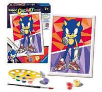 Ravensburger CreArt Sonic the Hedgehog Paint By Numbers Kits for Children & Adults Ages 7 Years Up - Kids Craft Set