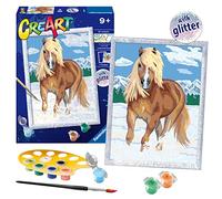 Ravensburger CreArt The Royal Horse Paint By Numbers Kits for Children - Painting Arts and Crafts for Kids Age 9 Years Up