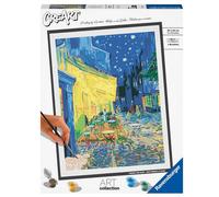 Ravensburger CreArt Van Gogh Painting Painting, Evening Terrace (30x40cm)
