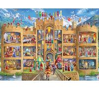 German Puzzle 150 View of a Knights Castle XXL