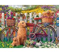 Cute dogs in the Garden