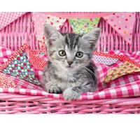 Ravensburger Cute Kitty 100 Piece Jigsaw Puzzles for Kids Age 6 Years Up - Extra Large Pieces