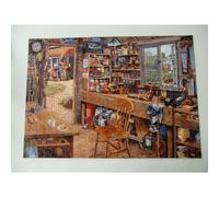 Ravensburger Dad's Shed | 500-Piece Large Format Jigsaw Puzzle | Unique Softclick Technology | Ideal for Adults and Kids