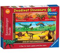 Ravensburger Deadliest Dinosaurs 60 piece Jigsaw Puzzle for Kids age 4 years and up