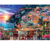 Ravensburger Dinner in Positano Italy 1000 Piece Jigsaw Puzzles for Adults and Kids Age 12 Years Up