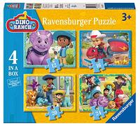 Ravensburger Dino Ranch - 4 in Box (12, 16, 20, 24 Pieces) Jigsaw Puzzles for Kids Age 3 Years Up