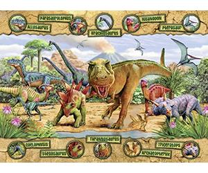 Ravensburger Dinosaurs 100 Piece Jigsaw Puzzle for Kids Age 6 Years Up