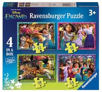 Ravensburger Disney Encanto Jigsaw Puzzles for Kids Age 3 Years Up - 4 in a Box (12, 16, 20, 24 Pieces) - Educational Toys and Games for Children
