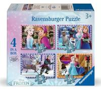 Ravensburger Disney Frozen, 4 in a Box (12, 16, 20, 24 piece) Jigsaw Puzzles