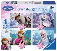 Ravensburger Disney Frozen - 4 in Box (12, 16, 20, 24 piece) Jigsaw Puzzles for Kids age 3 years and up