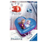 Ravensburger Disney Frozen Heart Shaped 3D Jigsaw Puzzle for Adults and Kids Age 8 Years Up - 54 Pieces - No Glue Required