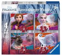 Ravensburger Disney Frozen 2-4 in Box (12, 16, 20, 24 Pieces) Jigsaw Puzzles for Kids Age 3 Years Up