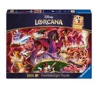 Ravensburger Disney Lorcana Ruby Glimmers Of The Realm Jigsaw Puzzle 1000 Pieces