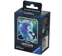 Ravensburger Disney Lorcana TCG Deck Box Featuring Sisu - Divine Water Dragon by Grace Tran | Securely Stores 80 Sleeved Cards | Durable & Portab
