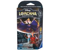Ravensburger - Disney Lorcana TCG The Rise of the Floodborn - JCC Deck Starter Amber & Sapphire, from 8 Years, French Version
