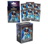 Ravensburger Disney Lorcana TCG Trading Card Game for Adults and Kids Age 8 Years Up - Bundle: Tiana Deck Box and Tiana 65 Card Sleeves