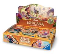 Ravensburger Disney Lorcana TCG: Wilds Unknown Booster Pack Display - 24 Packs with 12 Trading Cards Each - Ideal for Collectors & Disney Fans - Ideal for Ages 8+