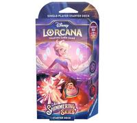 Ravensburger Disney Lorcana Trading Card Game for Adults and Kids Age 8 Years Up-Starter Deck B - Set 5: Shimmering Skies - Collectable TCG