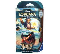 Disney Lorcana Trading Card Game Azurite Sea Amber & Ruby Starter Deck