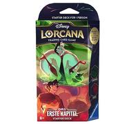 Ravensburger Disney Lorcana Trading Card Game: The First Chapter Starter Deck Emerald and Ruby (German)