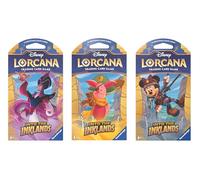 Ravensburger Disney Lorcana Trading Cards Game for Adults and Kids 8 Years Up - Sleeved Booster (1 Individual Pack) - Set 3: Into The Inklands