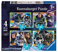 Ravensburger Disney Pixar Buzz Lightyear Jigsaw Puzzles for Kids Age 3 Years Up - 4 in a Box (12, 16, 20, 24-piece) [Amazon Exclusive]