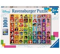 Ravensburger Disney Pixar Disney & Pixar Colour Palette Jigsaw Puzzles for Kids Age 6 Years Up - 100 Pieces XXL - Gifts for Children