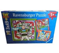 Ravensburger Disney Pixar Toy Story 5 3-Pack Puzzle Set 3x49 Piece Jigsaw Puzzles for Kids Ages 5+ Featuring Woody, Buzz Lightyear & Friends