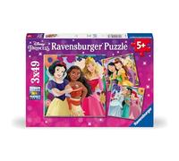 Ravensburger Disney Princess 3x 49 Pieces Jigsaw Puzzles for Kids Age 5 Years Up - 2024 Edition