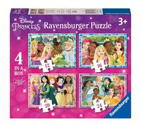 Ravensburger Disney Princess 4 in a Box 12, 16, 20, 24 piece Jigsaw Puzzles New