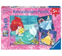 Ravensburger Disney Princess Adventure 3 x 49 Piece Jigsaw Puzzles f (US IMPORT)