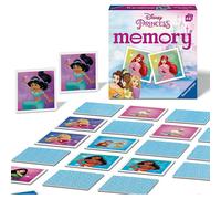 Ravensburger Disney Princess Mini Memory Game - Matching Picture Snap Pairs For Kids Age 3 Years Up