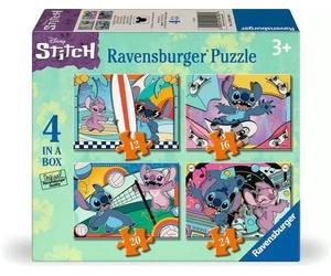Ravensburger Disney Stitch 4 In A Box 12, 16, 20, 24 Piece Jigsaw Puzzle Toys