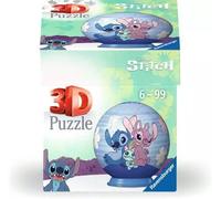 Ravensburger Disney Stitch & Angel 3D Puzzle Ball 54 Piece Jigsaw Puzzle Toys