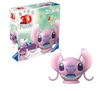 Ravensburger Disney Stitch Angel with Ears 72 piece 3D Jigsaw Puzzle for Adults and Kids Age 6 Years Up - No Glue Required
