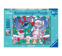 Ravensburger Disney Stitch Christmas 100 Piece XXL Jigsaw Puzzle for Kids - Screen-Free Activity Boosts Concentration and Focus