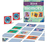 Ravensburger Disney Stitch Mini Memory Game - Matching Picture Snap Pairs Game for Kids Age 3 Years Up